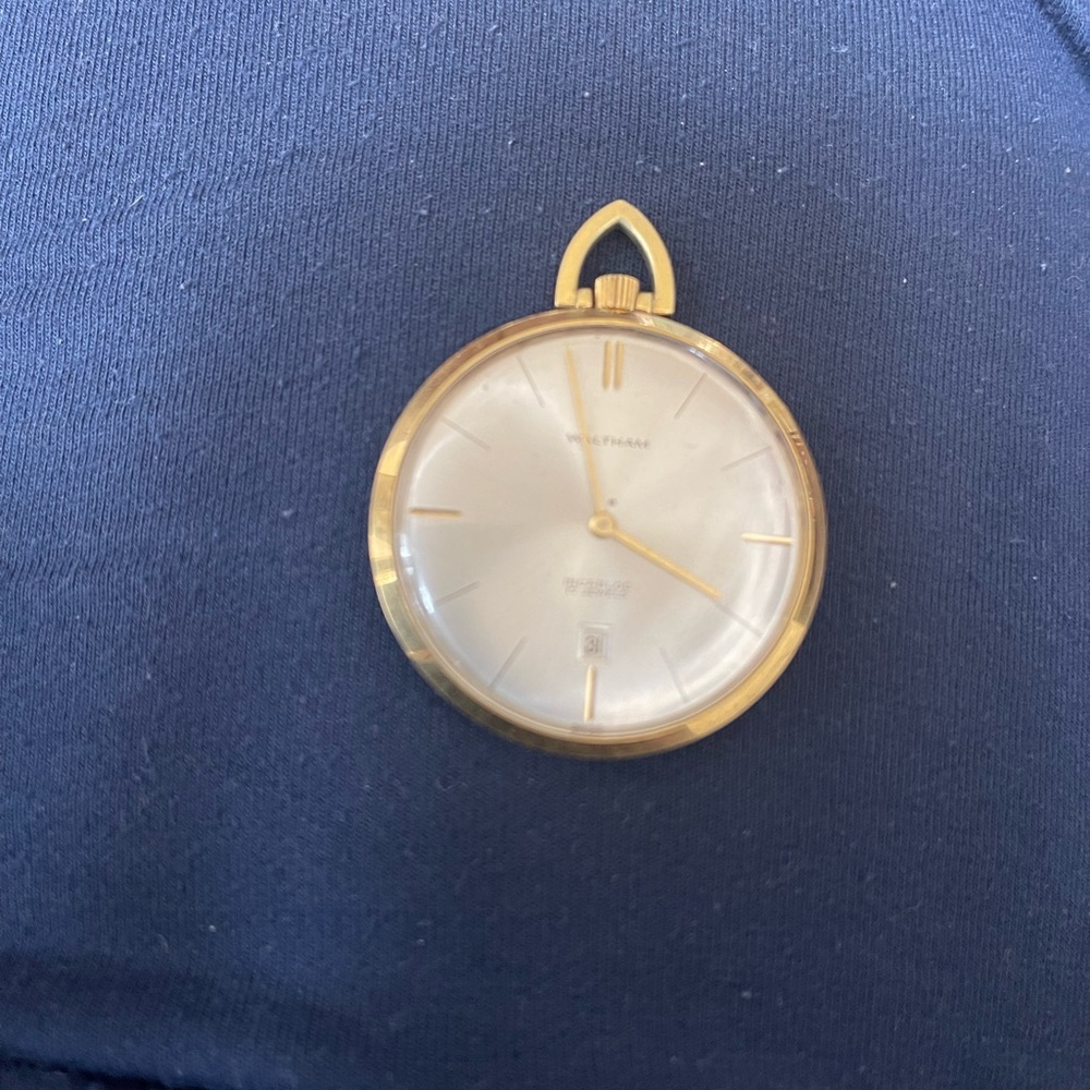 Men’s Incoblic 17 jewels gold pocket watch